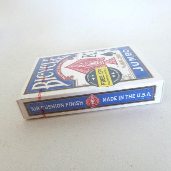 NEW LARGE FORMAT JUMBO FACE BICYCLE PLAYING CARDS STANDARD SIZE EASY READING - Picture 7 of 9
